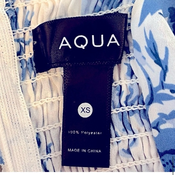 🩵HOST PICK🩵- Aqua- Blue Floral Ruffle Mini Dress. - Picture 6 of 6